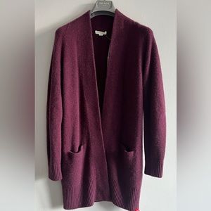NWT Vince Brushed Cashmere Long Open Cardigan XS (fits S)